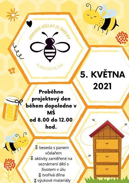 PROJEKTOVÝ DEN VČELKY ZE ŠKOLKY 🐝 | Mateřská škola a Školní jídelna Kralice na Hané, příspěvková organizace