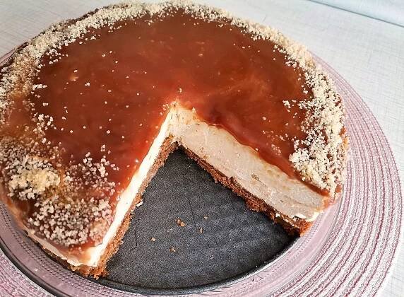Nepečený karamelový cheesecake, Nepečené dezerty, recept