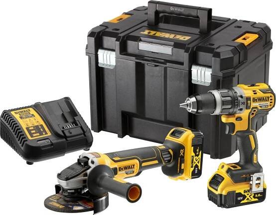 DEWALT DCK2080P2T DCK2080P2T-QW Akku-Schlagbohrschrauber 18 V Li-Ion inkl