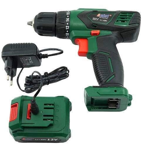 Vrtačka AKU ASIST 12V Li-ion,2rychlostní - AE2V12DN-151-1
