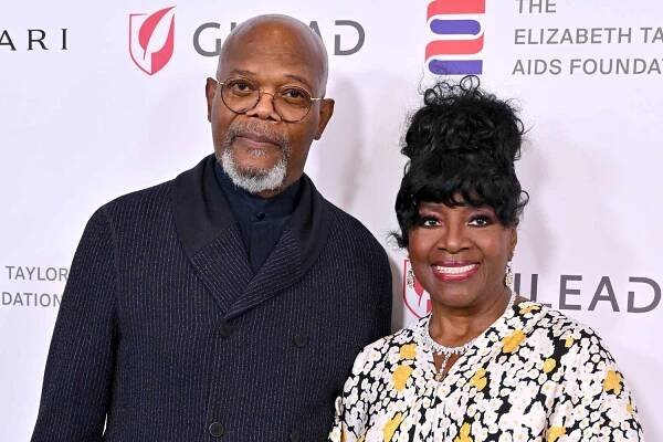 Samuel L. Jackson and Wife LaTanya Richardson Jackson Have Sweet Date Night at Elizabeth Taylor Ball