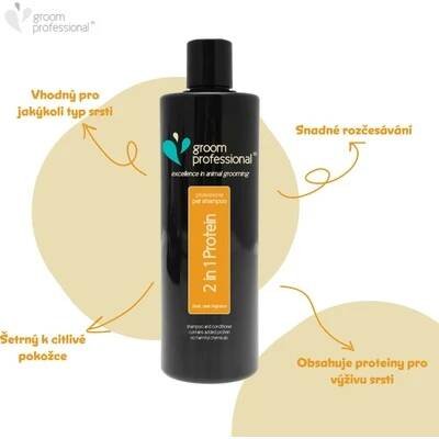 Groom Professional 2v1 Protein šampon pro psy s kondicionérem a proteinem 4000 ml od 799 Kč - Heureka.cz