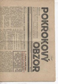 Pokrokový obzor, ročník XIII., číslo 22/1932. Týdenn - Knihy a časopisy