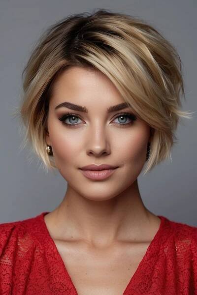 10 Short Flippy Hairstyles for a Fun and Flirty Look - Gloria Thames' Beauty Inspiration | Messy short hair, Short hair cuts, Edgy short hair
