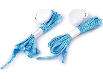 Tkaničky do bot LED svítící tkaničky délka 120 cm - 3 modrá světlá