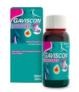 Gaviscon Duo Efekt suspenze 300 ml
