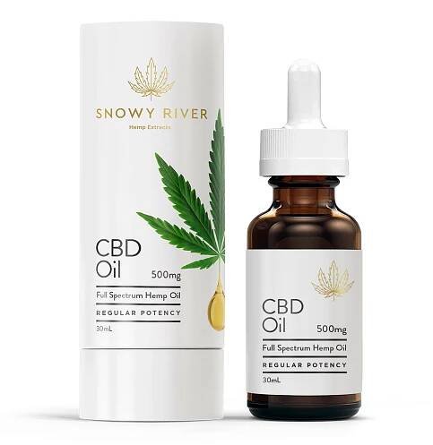 Regular Potency CBD Oil - 500mg - Snowy River - Hemp Extracts