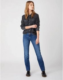 Wrangler dámské Straight Airblue W28TJX386 jeans