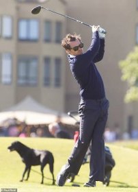 Harry Styles is certainly sparing no expense when it comes to indulging in his hobbies - he's reportedly joined a £92,000-a-year golf club (Harry pictured in May last year)
