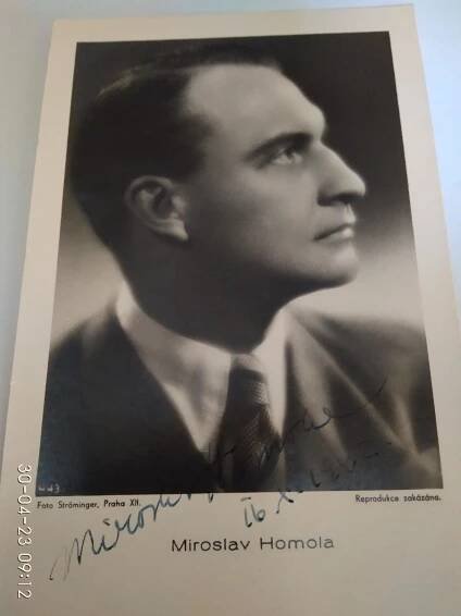 autogram Miroslav Homola