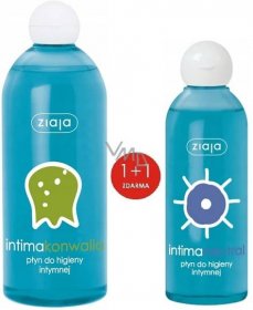 Ziaja Intima Konvalinka gel pro intimní hygienu 500 ml + Neutral gel pro intimní hygienu 200 ml, duopack