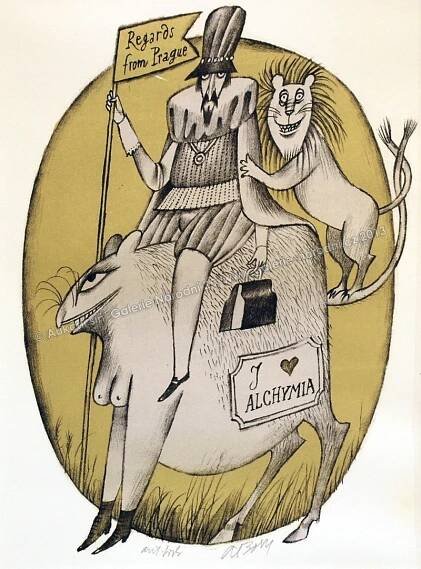 Aukce obrazů | Pozdrav z Prahy | Born Adolf | Galerie Národní 25 s.r.o.
