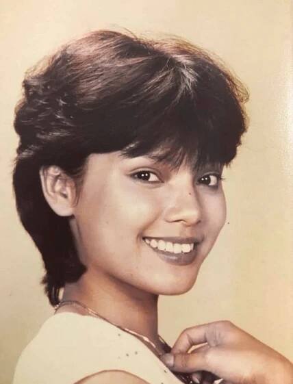 Rowena Cortes at the age of 18 in TVB teenager series My Little Darling. Photo: courtesy Rowena Cortes