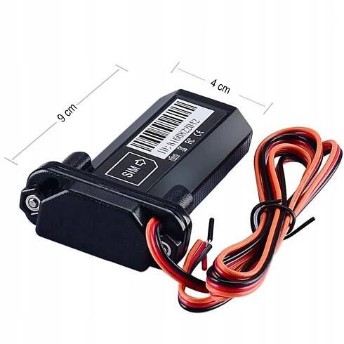 Voděodolný GPS lokátor tracker GSM alarm na motorku nebo do auta + SIM zdarma!