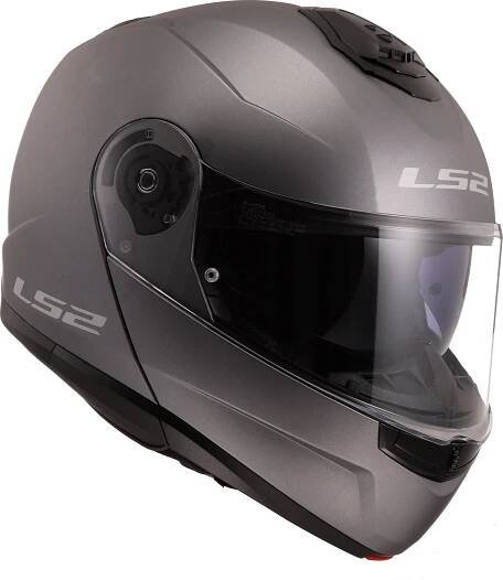 LS2 FF908 Strobe II Solid Matt Titanium, XL