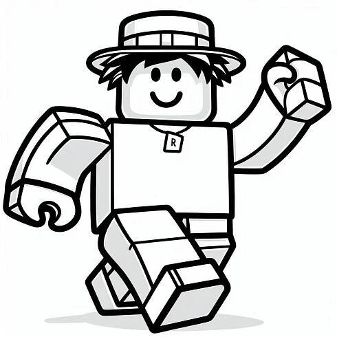 Omalovánka Roblox 46