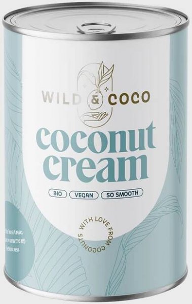 Wild & Coco Bio kokosové mléko 22 % tuku — Cukrfree Shop