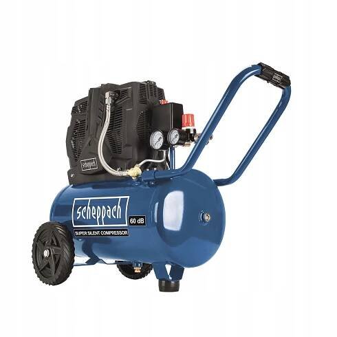 Bezolejový dvouválcový kompresor Scheppach HC 25 Si - 1100W, 8bar, 230l/min, 20kg (5906140901)