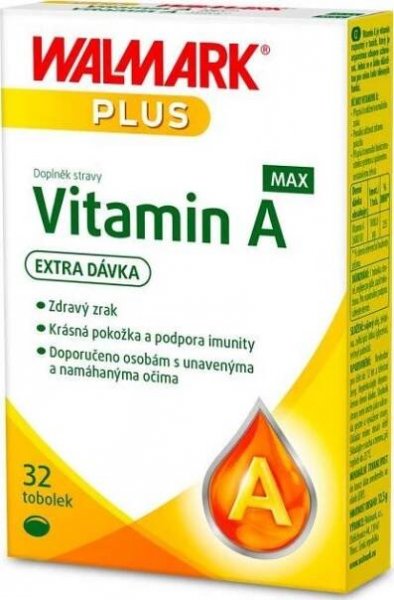 WALMARK Vitamin A Max 32 tob. od 89 Kč