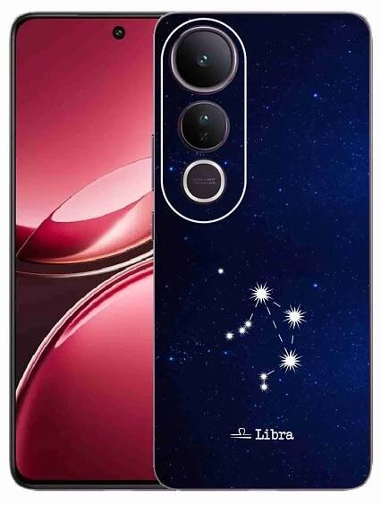 Gelový kryt mmCase na Vivo V50 Lite 4G/5G - souhvězdí Váhy - Mpouzdra.cz