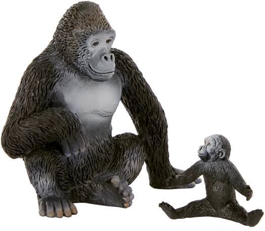 Toy gorilla figurines