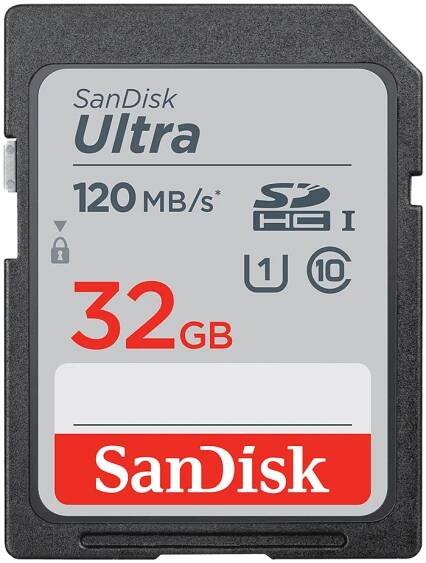 SanDisk Ultra SDHC 32GB 120MB/s Class10 UHS-I