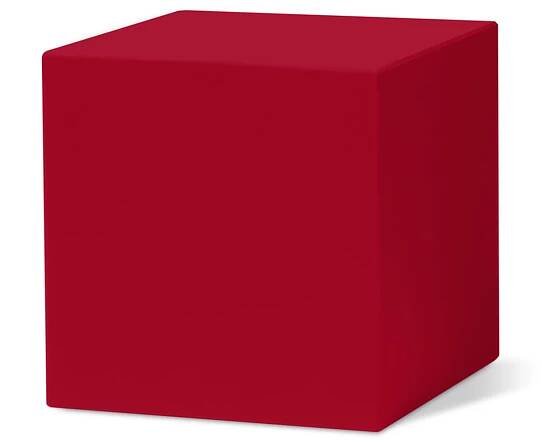 MoMA Cube Red LED Click Alarm Clock | the design gift shop
