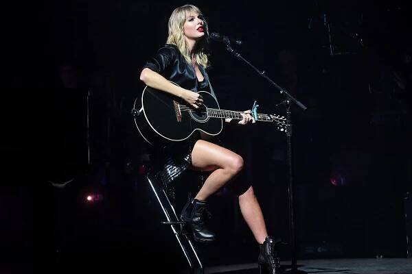Taylor Swift performs during the 