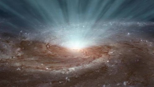 Černá díra vyvolala kolosální bouři ve vesmíru