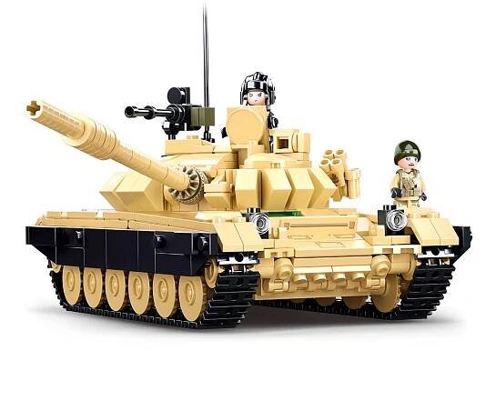 Sluban Model Bricks M38-B1011 Hlavní bitevní tank T-72B3 2 v 1 | Sluban - Společenské hry - hračky