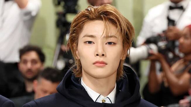 Stray Kids' I.N Spruced His Casual 'Fit Up With Pink Adidas Gazelles — See Photos