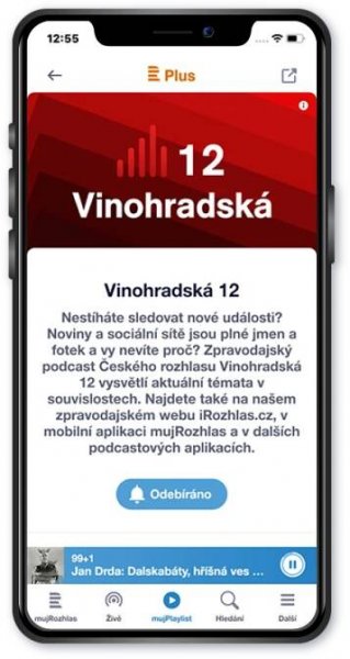 mujRozhlas mobilní aplikace
