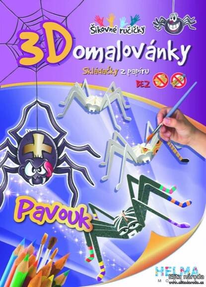 Helma models uvádí na trh originální 3D omalovánky