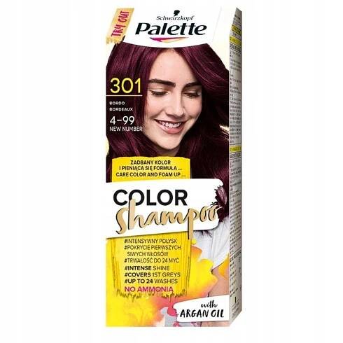 Color Shampoo šampon pro 24 umytí 301 Bordo
