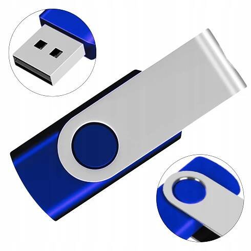 USB flash disk Pendrive Hikey PENDRIVE 8GB USB 2.0 TWISTER DO ŠKOLY PRÁCE 8 GB USB 2.0 modrý
