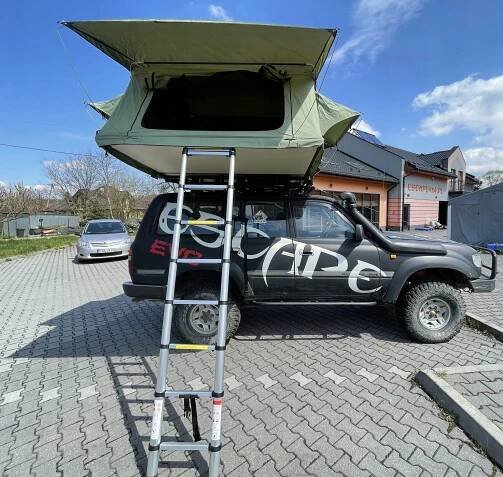 Stan Escape Alaska 140 camping 4x4 zelený 2-3 osob Model Alaska 140 zielona