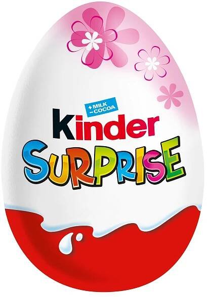 Kinder Surprise čokoládové vajíčko pro holky s překvapením