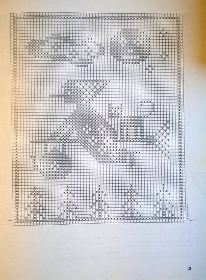 a cross - stitch pattern is shown in the shape of a square