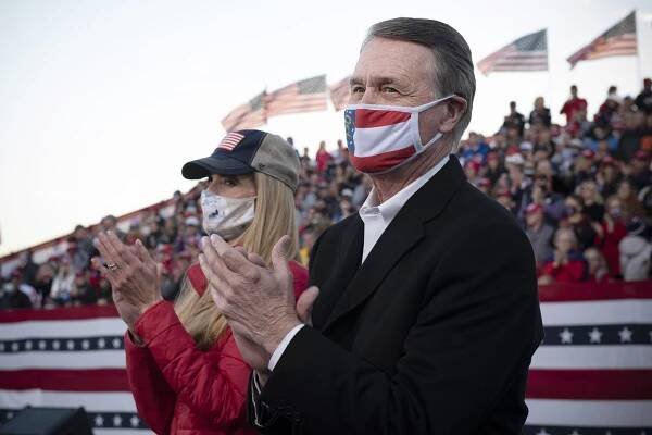 U.S. senators Kelly Loeffler and David Perdue