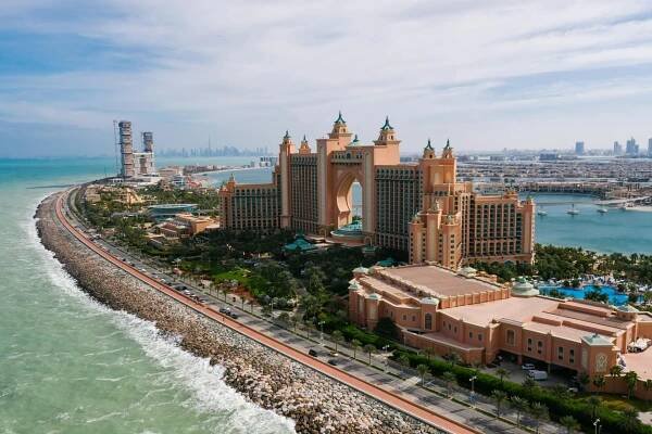 Umělý ostrov Palm Jumeirah