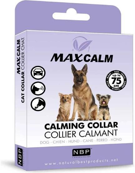Max Calm zklidňující obojek proti stresu pro psy 75cm