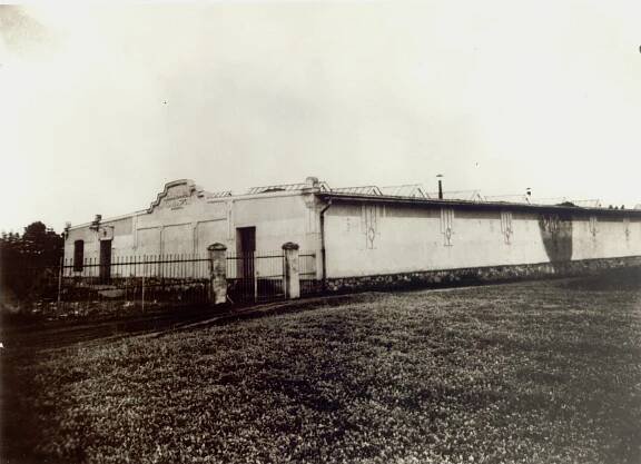 Původní vzhled továrny (1912)