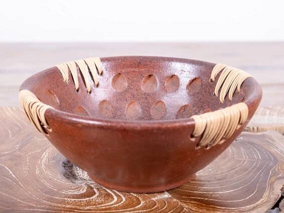 Terakotová mísa - talíř, terracota, keramika Lombok - ID1703017-01
