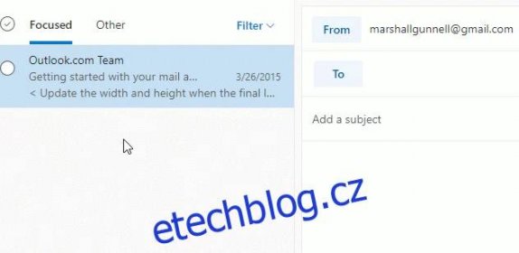 Jak přeposlat e-mail jako přílohu v aplikaci Microsoft Outlook - etechblog.cz