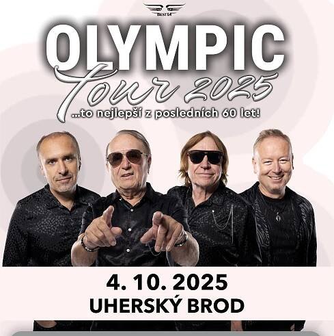 Koncert Olympic Tour ...to nejlepší z posledních 60 let! - Uherskobrodská pouť 2025 - sobota / 04.10.2025- Uherský Brod -Sportovní hala TJ Spartak Uherský Brod, U Stadionu 2295, Uherský Brod
