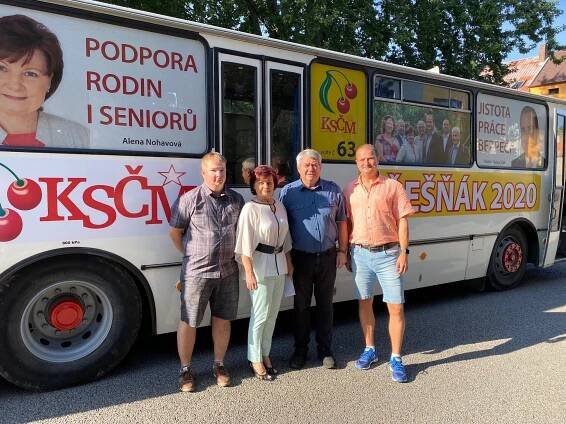 České Budějovice: Třešňák 2020 jihočeských komunistů právě odstartoval na Strakonicko | Okresní výbor KSČM Prachatice