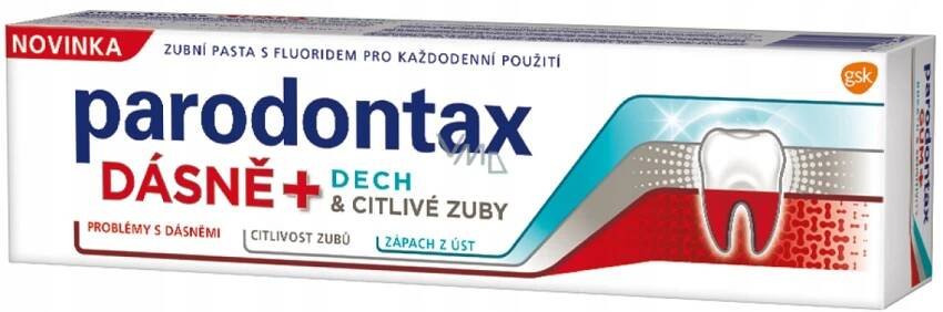 Parodontax Gum+ Breath and Sensitivity zubní pasta 75 ml