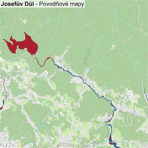 Josefův Důl - mapy | Kurzy.cz