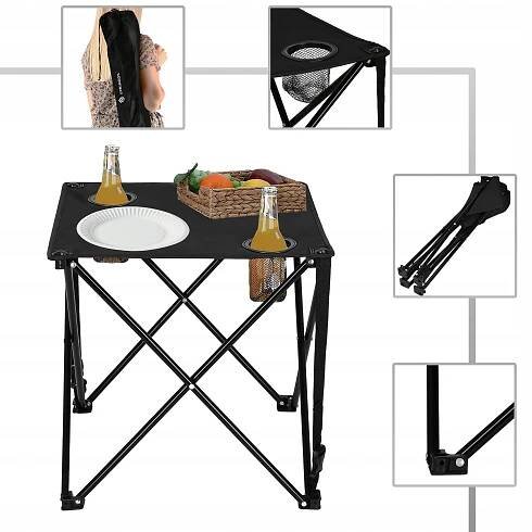 TURISTICKÝ RYBÁŘSKÝ STOLEK SKLÁDACÍ NA BALKON BIVAK POD STAN +2 ŽIDLE za 1105.00CZK - Allegro