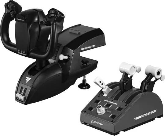 Obrázek produktu pro Thrustmaster TCA Yoke Pack Boeing Edition, ovládací klakson a kvadrant tahové páky, Xbox a PC